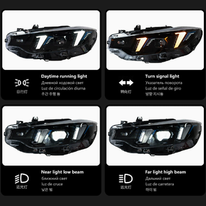 Faros Delanteros LED Personalizables DRL, Actualización Retrofit, 6000K, 6000 Lúmenes, 36W, F32/F36/F82, Serie 4, M4, D2H, 2013-2020 - Product Image 2