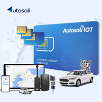 Tarjeta SIM de Roaming Global 4G LTE GLONASS de Autosali para Rastreador GPS, Dispositivo IoT, Plan de Datos de Largo Plazo, Montaje en Tablero, Aplicación para PC/Android