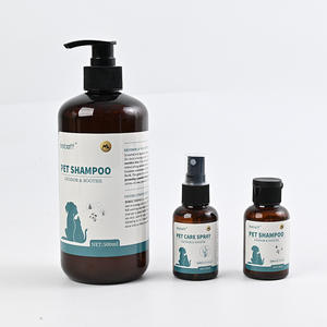 Shampooing en plastique écologique pour animaux de compagnie, <span class=keywords><strong>gel</strong></span> <span class=keywords><strong>douche</strong></span>, purification du goût apaisant, kit de protection, solution de bain 500ml - Product Image 5