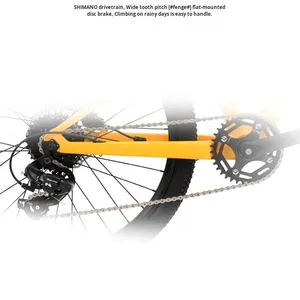 Bicicleta de Montaña RSD Ultraligera de 9 Velocidades con Cuadro de Fibra de Carbono, Frenos de Disco Hidráulicos, Manillar de Giro y Ruedas de Aluminio con Suspensión Delantera - Product Image 4