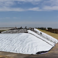 Film de silo à ensilage en plastique LDPE en gros / couvertures de silo à ensilage / bâche en plastique noir et blanc en Amérique du Nord et en Australie