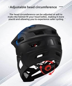 CE Downhill Offroad-Fahrradhelm Dirt Fullface-Helm Farbverlauf Rennsport Outdoor Mountainbike Cross-Country-Fahrradhelm - Product Image 4
