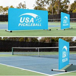 Barrière de tennis de <span class=keywords><strong>table</strong></span> portable et réglable, imprimée sur mesure, avec graphiques double face, cadre ABS 25 mm, clip à ressort - Product Image 6