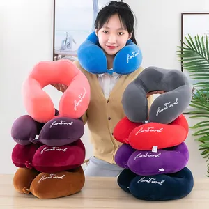 AIFEI TOY Wholesale cartoon U-shaped pillows nap driving neck protection creative and portable double hump travel plane pillows