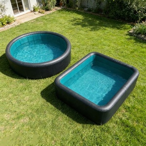 <span class=keywords><strong>Piscina</strong></span> Inflable Portátil <span class=keywords><strong>de</strong></span> PVC para Niños, <span class=keywords><strong>con</strong></span> <span class=keywords><strong>Fondo</strong></span> Reforzado, Ecológica, Resistente, para Jardín y Exteriores Familiares - Product Image 1
