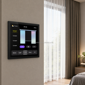 <span class=keywords><strong>Tuya</strong></span> 4 pouces panneau de commande pour maison intelligente musique multifonctionnelle WiFi IPS application d'affichage système tactile intelligent Kits de maison intelligente - Product Image 6