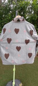 Luxury Handmade Knitted <b>Velvet</b> Embroidered Bomber <b>Jacket</b> Breathable Cotton Lining Winter Stand <b>Men</b> Women | Premium Fashion - Product Image 2
