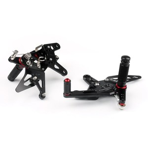 Pedane Posteriori Nere per Kawasaki ZX6R <span class=keywords><strong>ZX</strong></span> 6R 2007-2008 - Product Image 2