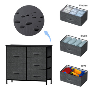 Nhiều Kích thước vải ngăn kéo ngực (2/3/5/<span class=keywords><strong>7</strong></span>/9 THÙNG) kim loại khung tiết kiệm không gian phòng tủ quần áo tổ chức khách sạn/căn hộ lưu trữ tủ - Product Image 5