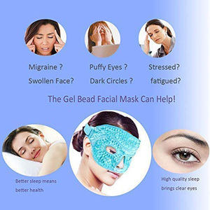 Vente en gros de produits de santé, masque facial en <span class=keywords><strong>Gel</strong></span> chaud et froid, Pack de glace réutilisable pour les yeux gonflés - Product Image 2