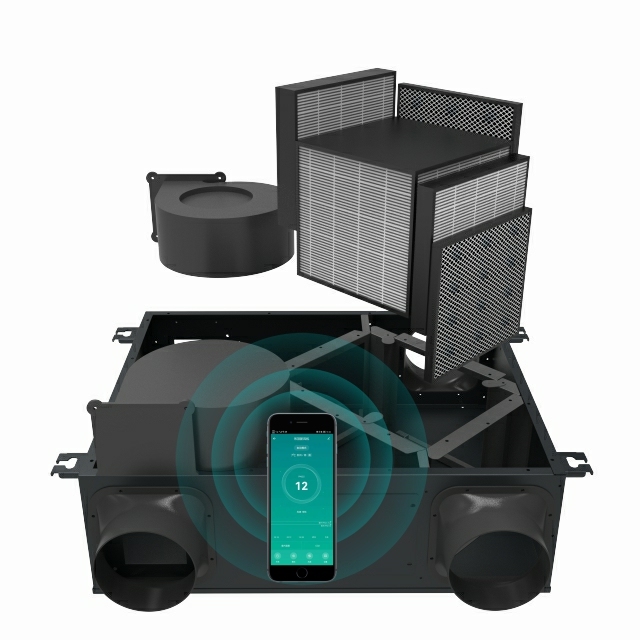 Фильтр HEPA с рекуперацией тепла для дома и школы использовать ERV вентиляции и кондиционирования уф стерилизация домашняя система вентиляции