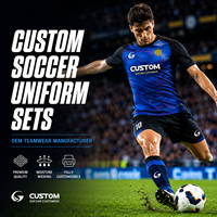 Produsen Seragam Sepak Bola Kustom Grosir, Sublimasi, OEM, Pakaian Tim untuk Klub dan Tim, Pesanan Massal, Kualitas Profesional, MOQ Rendah