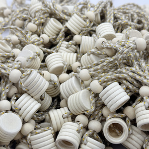 Bình xịt thơm ô tô bằng gỗ Lotus, dạng treo, nắp gỗ tròn, làm thơm không khí trong xe hơi - Product Image 5