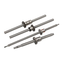Tornillo de Bolas Laminado SFU1605 SFU1610 GCr15 con Tuerca de Brida y Eje de 1000mm para Router CNC, Robótica y Equipos de Automatización