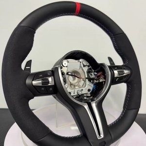 Volant sport en cuir noir personnalisé pour BMW F10 F20 F30 E60 E90 E92 F11F22 F30 F35 F31E70 E71F15 F16 M5 M3 M4 - Product Image 2