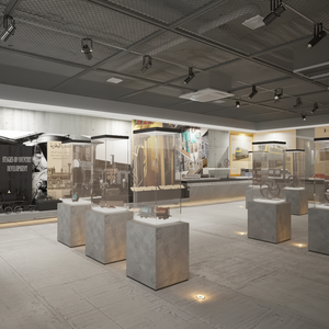 Musée des reliques culturelles historiques classiques vitrine bois meubles anciens Design bijoux affichage armoire murale éclairage LED - Product Image 1