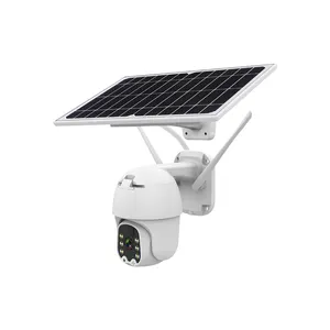 UBOX 2mp ซิมการ์ดกลางแจ้งพลังงานแสงอาทิตย์ไร้สาย4กรัมพลังงานแสงอาทิตย์ PTZ Wifi IP กล้องวงจรปิด