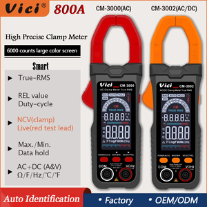Vicimeter CM-3002 Ac Dc Ampère 6000 Telt Kleur Oversized Display Automatische Klemmeter - Product Image 6