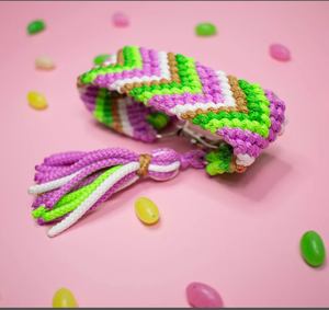 Kalung Anjing Kucing Martingale Mewah Custom <span class=keywords><strong>2026</strong></span> Gaya Baru 550 Warna-warni Paracord Pita Bergaya Lampu Pola Bergaris Tahan Lama - Product Image 4