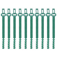 Sangles de fixation réglables en plastique pour arbres, vente en gros d'usine, pour jardin, agriculture, serre et fleurs, attache-câbles