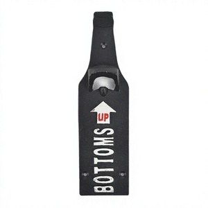 Abridor de Botellas de Hierro Fundido con Forma de Botella, Letrero de Pared, Estilo Vintage, Personalizado, para Bar, Tienda, Abridor de Botellas de Pared y Letrero - Product Image 1