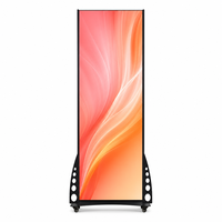 Afficheur LED intérieur P1.86 1080P IP44 600-800cd/m2, écran numérique sur pied pour supermarché et commerce de détail