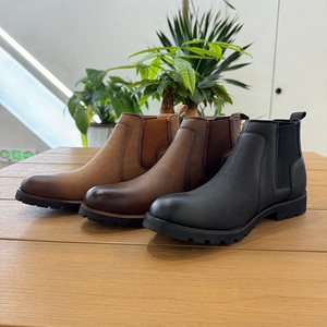 <span class=keywords><strong>Botines</strong></span> <span class=keywords><strong>de</strong></span> PU <span class=keywords><strong>de</strong></span> alta calidad personalizados para hombre Botas Chelsea <span class=keywords><strong>de</strong></span> nuevo estilo <span class=keywords><strong>con</strong></span> característica plana Diseño formal puntiagudo impermeable - Product Image 5
