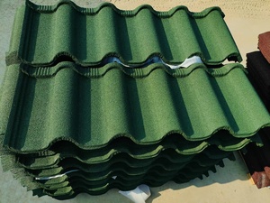 Tôle de toiture en métal revêtue de pierre ondulée au design industriel moderne pour entrepôts, prix économique, construction, <span class=keywords><strong>immobilier</strong></span> - Product Image 2