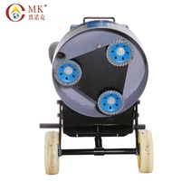 Meuleuse à béton, terrazzo et époxy manuelle Merrock 220V/2.2KW 340mm, sans poussière, à faible coût d'entretien