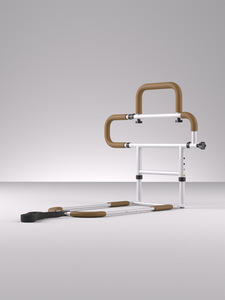 Professional Collapsible Rustproof Metal Home Hospital Dual Use Safety Bed Rail - Product Image 1