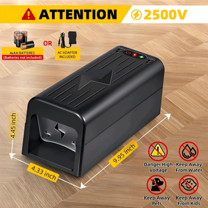 Trampa para Roedores con Descarga Eléctrica Potente, Diseño Electrónico Anti-Escape, Ideal para el Hogar, Almacenes y Prevención de Plagas - Product Image 2