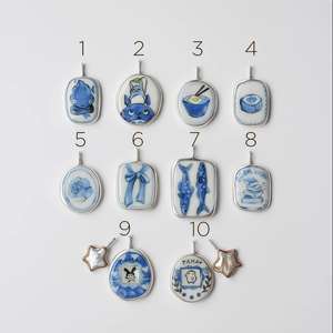 קמעות טרנדיים קשת נירוסטה טוטורו פרח פרח מלוחים דגים מלוחים שרשרת תליון אביזר - Product Image 6