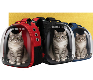 Sac à dos pour chat Astro Lite, capsule spatiale transparente, sac de transport pour animaux de compagnie pour chats et petits chiens, respirant et ventilé pour les voyages - Product Image 2