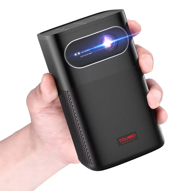 2024 New Portable Home Cinema Projector 250ANSI 3D 4K 1080P WIFI 240-Minute HIFI Stereo LED Battery Touch Mini DLP M1