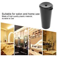 Bouteille d'eau de coiffure en plastique noir de seau de lavabo pour baignoire à shampoing portable tenir 10 litres d'eau pour un usage domestique en salon