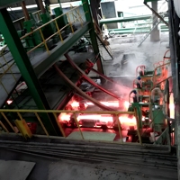 Machinerie de fonderie métallique, petite machine de coulée continue (CCM) pour ligne de coulée de billettes d'acier