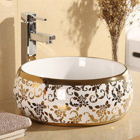 Vasque cylindrique ronde à poser sur comptoir, en céramique, blanc brillant, moderne et minimaliste, pour salle de bain