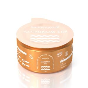 Boîtes à thé rondes en étain, boîtes à thé en fer-blanc, emballage facile à déchirer, pot en aluminium - Product Image 3