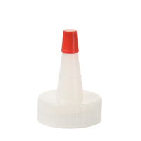 Bec jaune en plastique, couleur personnalisée, embouts courts et longs, pour bouteilles, livraison gratuite, 24/410