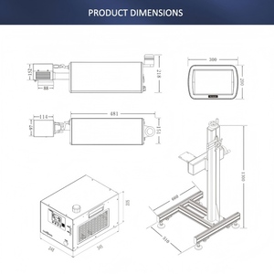 Máquinas de Marcado <span class=keywords><strong>Láser</strong></span> UV Portátiles de Escritorio para Pequeños Negocios de Alimentos, Contenedores de Plástico para Frutos Secos, con Etiqueta, Certificación CE - Product Image 6