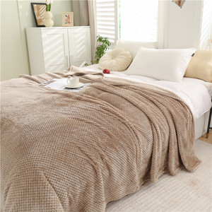 Giường kẻ sọc chăn mềm mại ấm áp Fluffy ném chăn sofa Bìa san hô Fleece bedspread trên giường cho người lớn trẻ em Pet Home dệt - Product Image 2