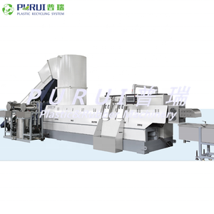 Machine de recyclage de granulation plastique à double cascade PURUI pour mère et bébé, pour polymères EPS PE PP avec anneau d'eau - Product Image 3