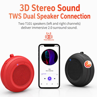 Haut-parleur Bluetooth 5.0 portable mini de haute qualité, étanche IPX7, son stéréo 3D, connexion double haut-parleur TWS, flottant sur l'eau