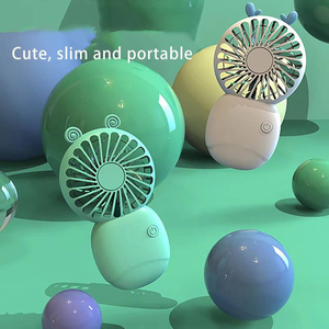 Mini ventilateur de poche portable, rechargeable par USB, avec support, pour bureau - Product Image 2