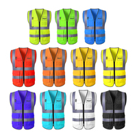Gilet de sécurité haute visibilité noir pour la construction, multipoches, léger, en softshell, avec logo personnalisable