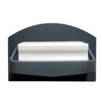 Porte-savon en silicone auto-drainant personnalisé économiseur de savon de douche mural pour cuisine et salle de bain fournitures de bain et de toilette