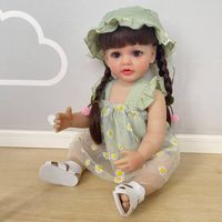 Poupée Reborn en Silicone Yeezwood Move Function 55cm, parlante en anglais, espagnol, russe, arabe, pour fille