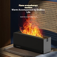 Hxtc88 ultrasons brume fraîche humidificateur à Air 3D glace feu flamme froide Table bureau Portable huile essentielle aromathérapie diffuseur