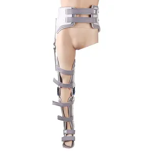 2022 Medical Exoskeleton Hip knee ankle foot Orthosis Brace Immobilizer left and right leg with sponge