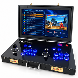 <span class=keywords><strong>Console</strong></span> <span class=keywords><strong>Arcade</strong></span> Portatile Ricaricabile in Metallo da 22 Pollici, Pieghevole, Pandora's Box, Doppio Joystick, <span class=keywords><strong>Console</strong></span> <span class=keywords><strong>Retro</strong></span> per 2 Giocatori, per Esterni e Casa - Product Image 1